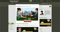Desktop Screenshot of pokerteam.fr